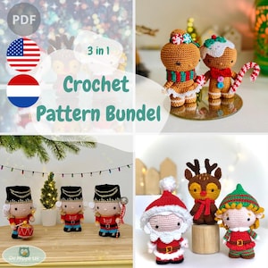 Christmas Crochet Pattern Bundle. PDF Crochet Pattern