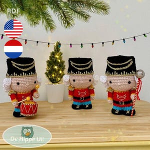 Crochet pattern Nutcracker (PDF) Christmas