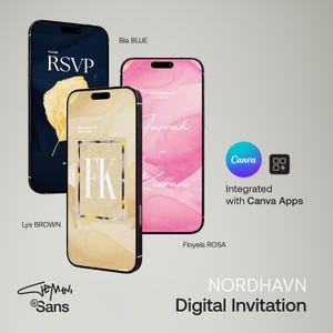 Trouwkaart digitale huwelijksuitnodiging minimalistische bewerkbare instant download. Op aanvraag beschikbaar op islamitische huwelijksuitnodiging.
