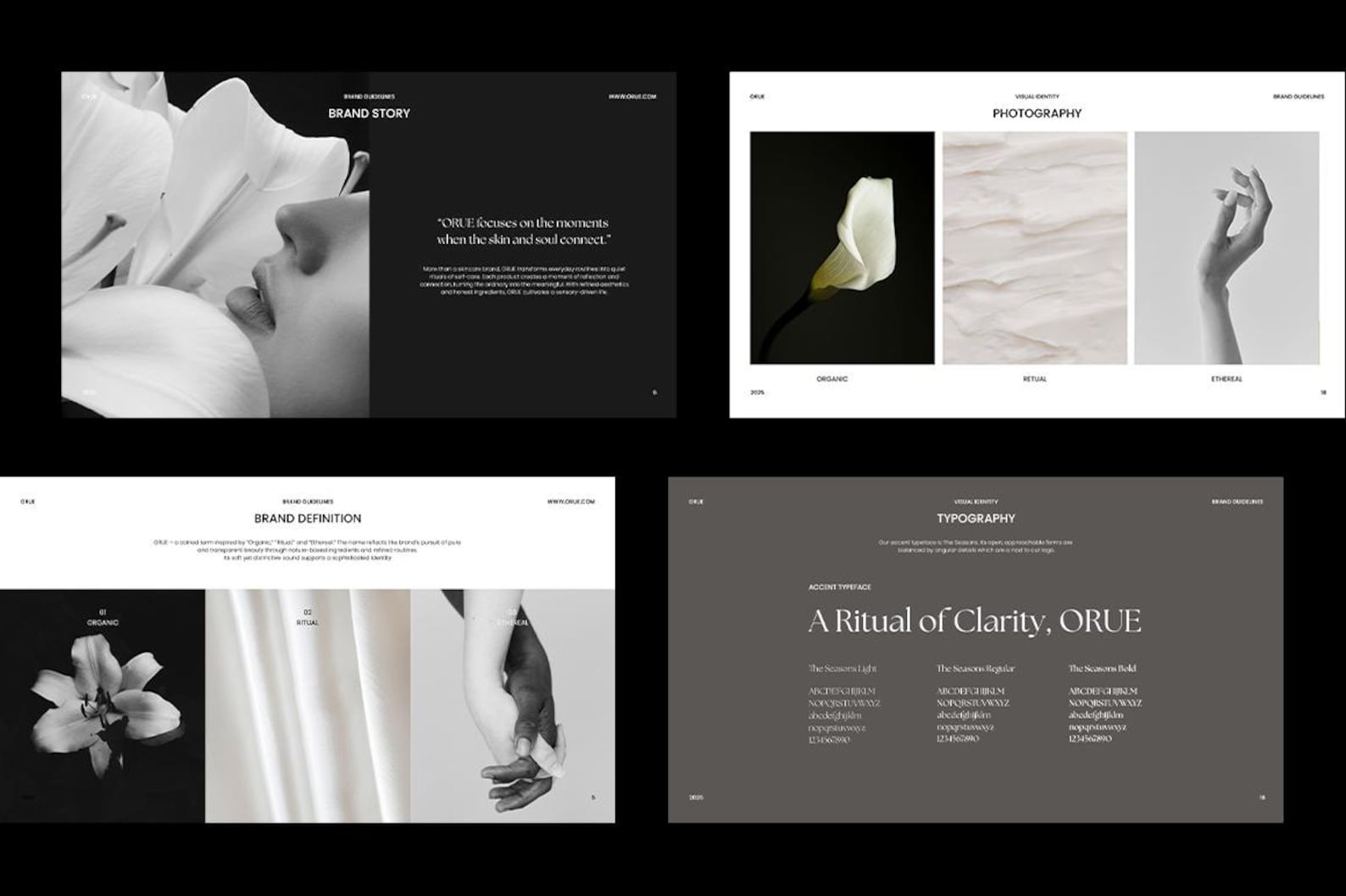 Canva Brand Guidelines Template: Minimalist Brand Book, Editable Style ...