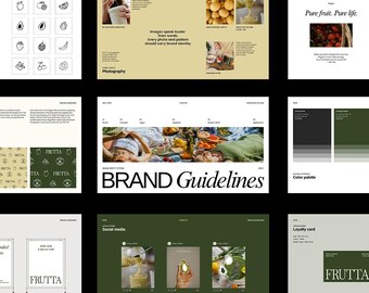 Vorlage für Wellness-Markenrichtlinien: Bearbeitbarer Canva Brand Style Guide