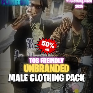 FiveM Lore Friendly Male Clothing Pack | Optimized | Instant Download | 2025
