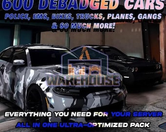 FiveM 600+ Debadged Cars & Bikes