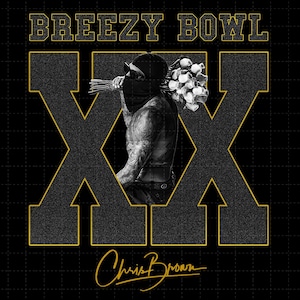 Chris Brown Breezy Tour 2025 T-Shirt Design: PNG File (Digital Download)