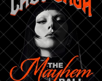 Organic Cotton Eco Tote Bag: Mayhem Ball Opera Haus Graphic Design