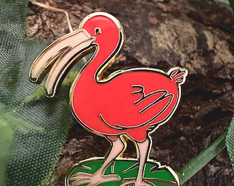 Scarlet Ibis Hard Enamel Pin