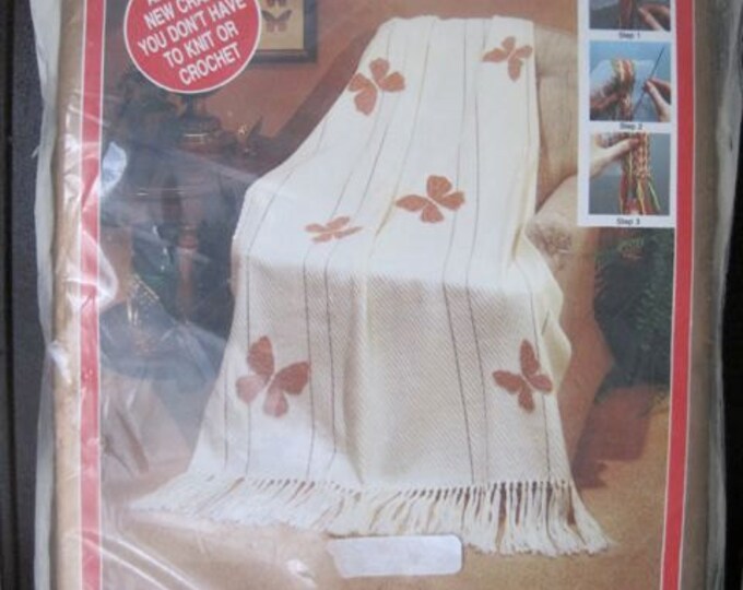 Kit Afghan Lasetta Plus Baby Teddy Yellow L60 – Occasion, Taille 30x44 Pouces