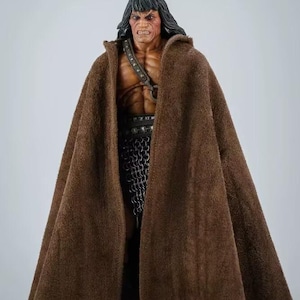 6&#39;&#39; Action Figures Hooded Brown Cloak  SHF Figma Compatible 1/12 Scale