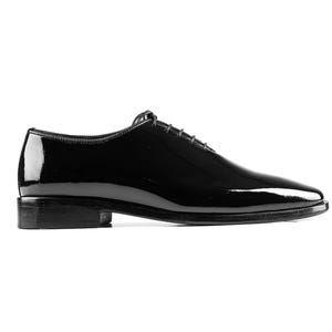 Black Patent Whole cut Oxfords | Handmade Leather Shoes For Men | Men's Lace Up | Men's Designer Shoes | Men's Dress Shoes