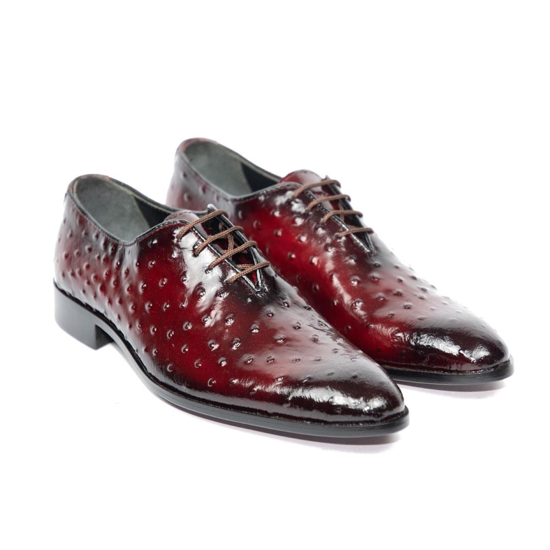 burgundy italian dress shoes Oxfords main image 0