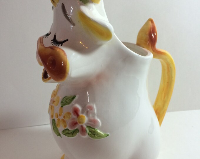 Vintage Cow Milk/ Creamer Craft LEFTON 1970 Etsy