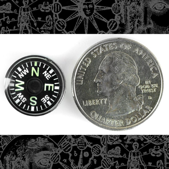 Black 16mm Working Compass - XXX - *CAM125 - Etsy