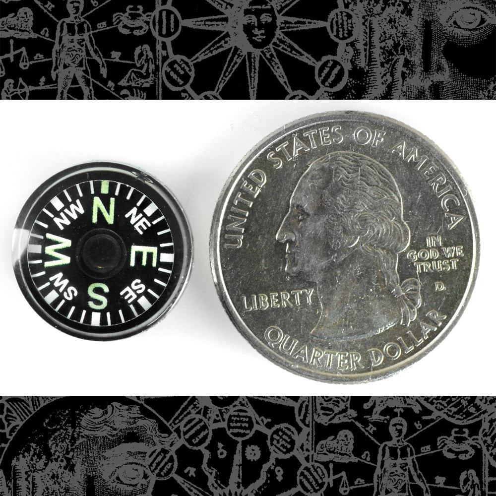 Black 16mm Working Compass - XXX - *CAM125 - Etsy