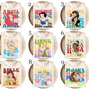 Vintage Prinzessin Shirt, Retro Prinzessin Tour Shirt, Disneyland Prinzessin Shirt, Rapunzel Shirt, Ariel Shirt, Cinderella T-Shirt, Disneyworld Shirt