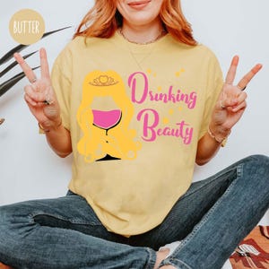 Princess Drinking Shirt, Disney Food and Wine Festival Sweatshirt, Disneyland Matching Vacation shirt, Wine Princess Tee, Girls Trip Tee