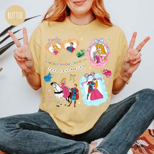 Retro Princes Aurora shirt,Sleeping Beauty T-shirt,Disney Aurora Shirt,Princess shirt,Sleeping Beauty Shirt,Sleeping Beauty Shirt,Disney Tee