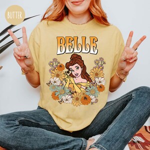 Watercolor Disney Belle Princess Shirt, Beauty and the Beast Tee, Tale as old as time, Girly aesthetic Disney Girls trip tee, Magic Kingdom,
