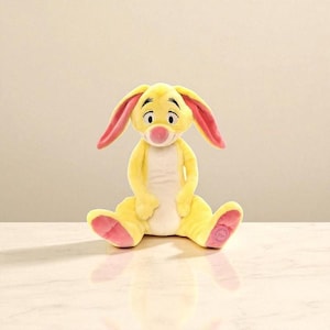 Yellow Bunny Plush: Adorable Stuffed Animal, Nursery Decor