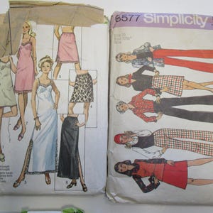 Vintage Simplicity Patterns, Lot of 6, 70s