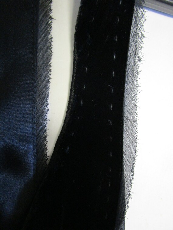 Black Velvet Tahari Short dress Midriff fit Size … - image 4