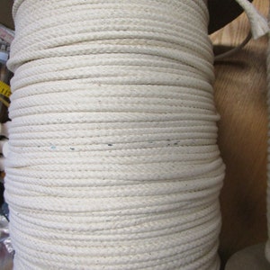 Cotton Piping Cord, 10 yards - 4 sizes