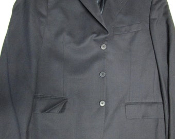 Men's Joseph Abboud Dark Navy Wool Suit Size 40R