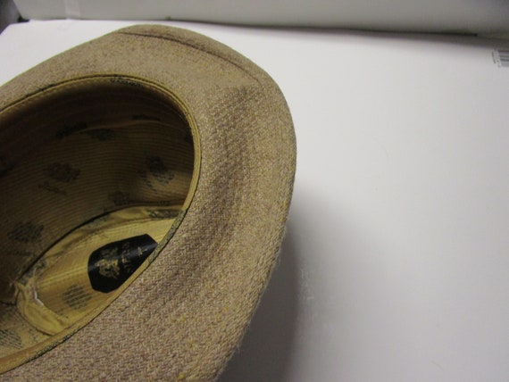 Vintage Light Tan Wool Stetson Fedora, small - image 4