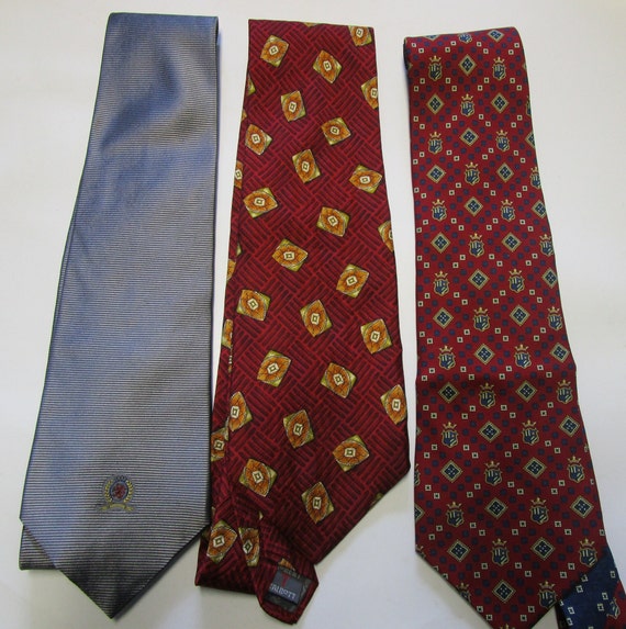 Vintage Lot of 3 ties, 2 Hilfiger and 1 Talbott - image 1