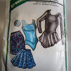 Green Pepper F813  Skater Dance pattern, Size 8-16, partially used