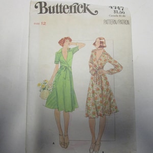 Vintage Butterick Dress Patterns, choice of 5, used