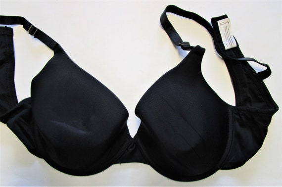 Maidenform Black Nylon T-shirt Bra, Size 38C, Style 7959 