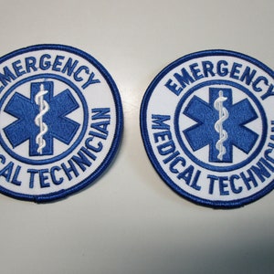 Emergency Medical Technician Embroidered Patch