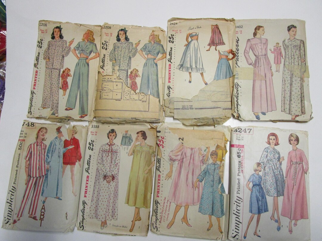 Simplicity Pattern 5303 Vintage Simplicity Printed Patterns, Choice of 8, 40s, 50s, 60s - Etsy