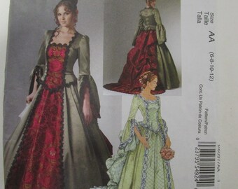 McCalls M6067 pattern Costume Victorian UNCUT, Size 6-12