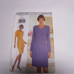 Butterick 3749 Dress Pattern Donna Ricco, Size 12-14-16, UNCUT