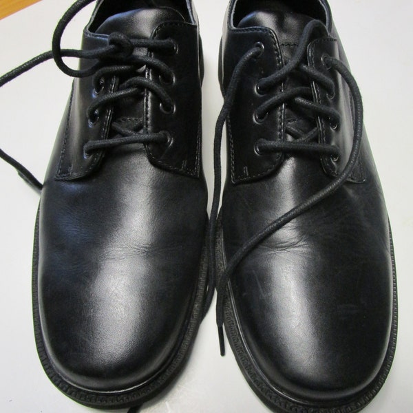 Black Rockport Tru Tech Waterproof leather Shoes, Size 12