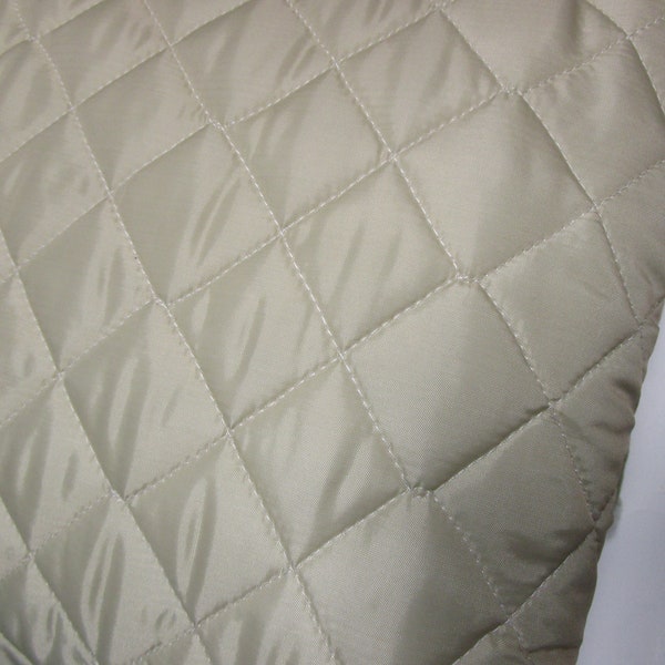 Pre-quilted Single Sided Polyester Fabric with Poly Batting, 2 yards x 60" piece