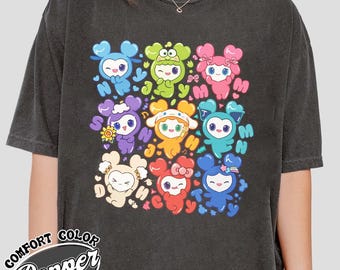 Twice Lovelys Members Shirt, Kpop Twice Shirt, Cute Chibi Twice Band Shirt, Twice Lovelys This Is For World Tour Shirt, Gift For Once