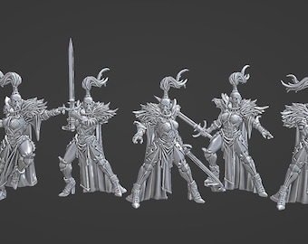 Lady Knights Bladed X5 Einheit DnD