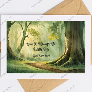 Affiche commémorative personnalisée pour animaux de compagnie – carte de condoléances sous forme de fichier numérique avec nom et date – souvenir de chien ou de chat à imprimer
