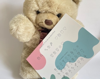 Grandma - pregnancy announcement game - card to fill in