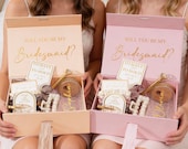 Personalized Bridesmaid Proposal Gift Box,Custom Name Bridesmaid Gifts Box,Bridal Party Gift Box,Will You Be My Bridesmaid,Bridal Shower Box