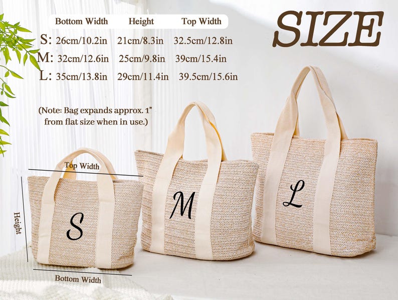 Gepersonaliseerde stro strandtassen, aangepaste strandtas, draagtas stro naam, cadeautasje bruidsmeisje, cadeauzakjes vrijgezellenfeest, jute draagtas, trouwbedankjes afbeelding 7