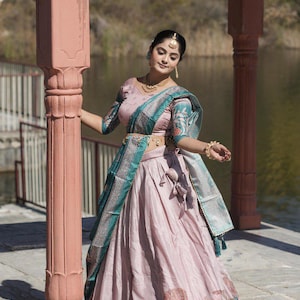 Pakistani Designer Readymade Georgette Kurta with Sequence Work, Lehenga and Dupatta Set, Beautiful 3 piece Partywear/Wedding Lehenga