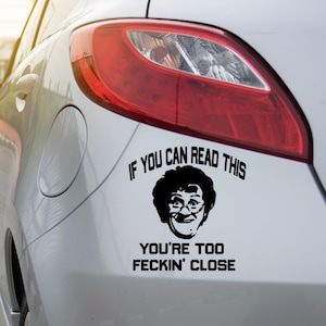 Mrs Browns Boys Funny Car Sticker Decal | Funny Stickers | Car Stickers | Vinyl Stickers