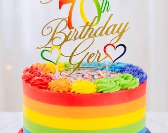 Personalised cake topper