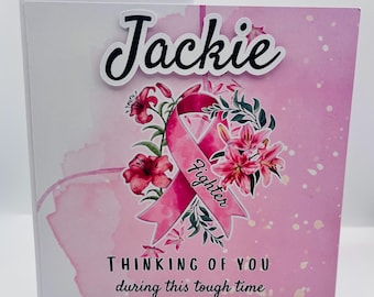 Thinking of you during this tough time personalised card