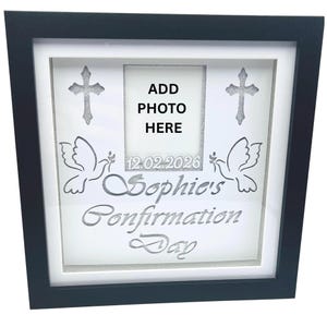 Personalisierter Fotorahmen | Kommunion | Konfirmation | Taufe