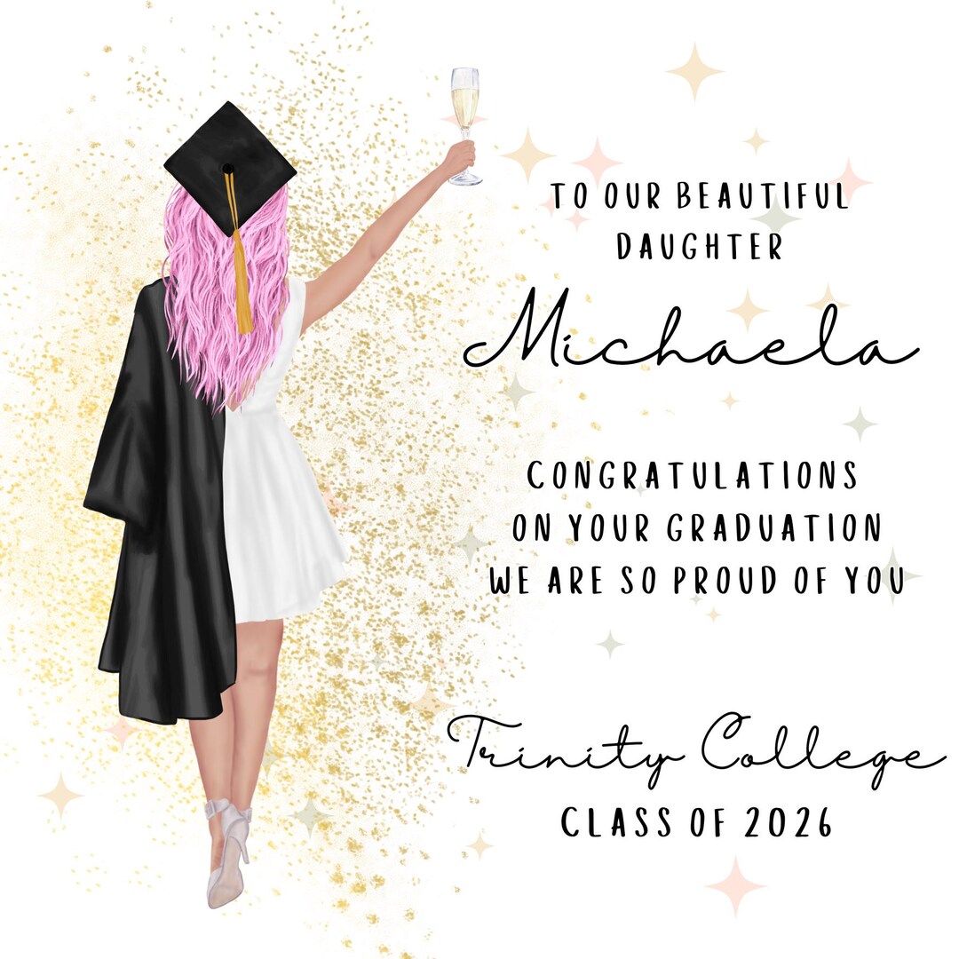 Personalised Graduation Card - Etsy