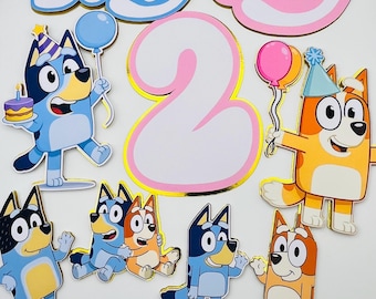 Personalised cake topper charms
